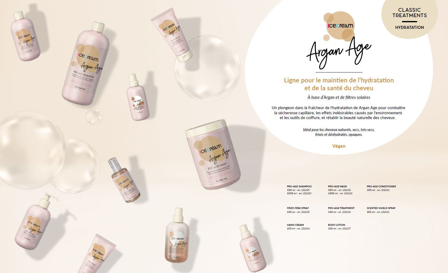 Gamme Argan-Age - Cheveux ternes et traités